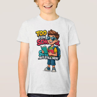 Camiseta Legal demais para crianças engraçadas da escola de