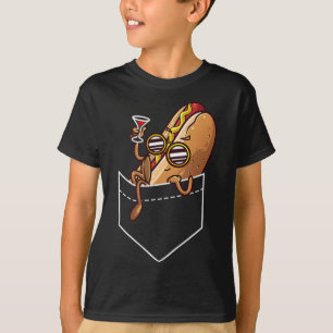 Camiseta Legal Design De Cachorro Quente Para Homens Mulher