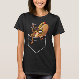 Camiseta Legal Design De Cachorro Quente Para Homens Mulher