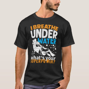 Camiseta Legal Design de mergulho - Respiro debaixo de água