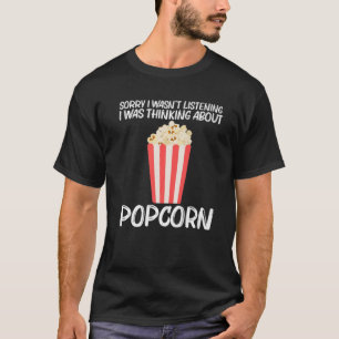 Camiseta Legal Design de pipoca para homens mulheres doce B