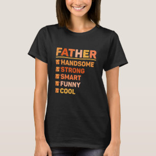 Camiseta Legal Dia de os pais inteligente de cadeia bonito