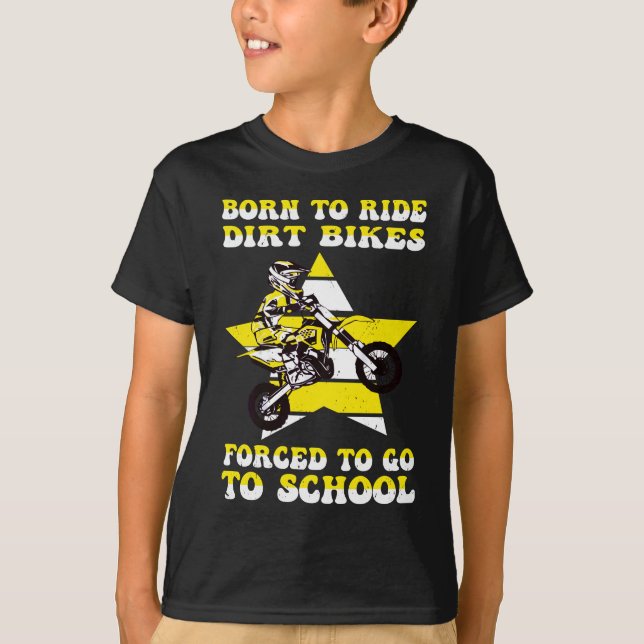 Camiseta Legal Dieta Para Crianças Motocross Dirt Bike Love (Frente)