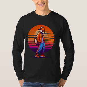 Camiseta Legal Dingo Moderno Estilo Urbano Sunset Retro Art