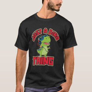 Camiseta Legal Dino Kid Baby Dinosaur Música Animal Jung