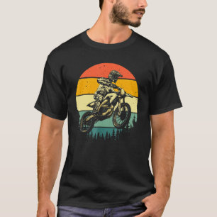 Camiseta Legal Dirt Bike Men Mulheres Motocross Vintage Mot