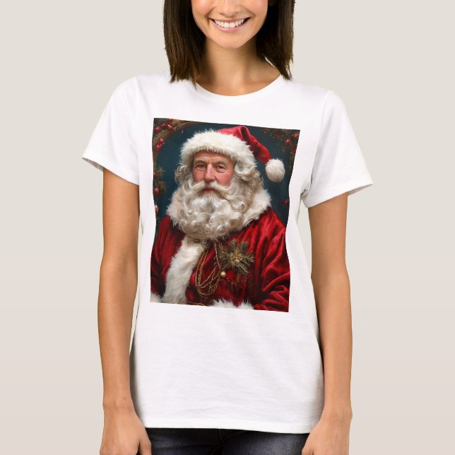 Camiseta legal do ano novo christmas santa claus (Frente)