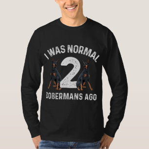 Camiseta Legal Doberman Art Para Homens Mulheres Doberman P