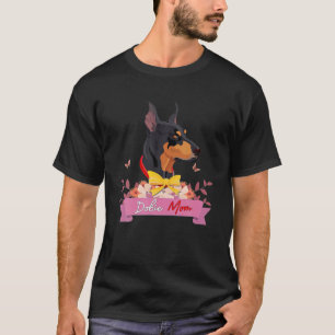 Camiseta Legal Doberman Mãe Para Mulheres Meninas Mãe Dober