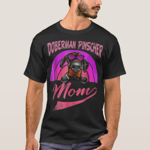 Camiseta Legal Doberman Mãe Para Mulheres Meninas Mãe Dober