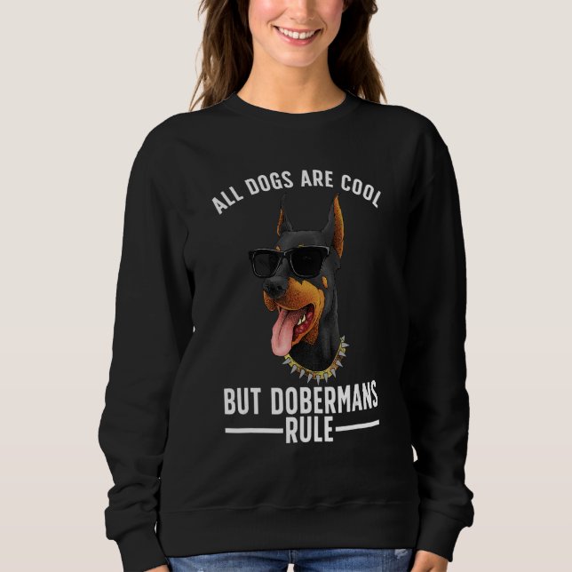 Camiseta Legal Doberman Para Homens Mulheres Dobie Pinscher (Frente)