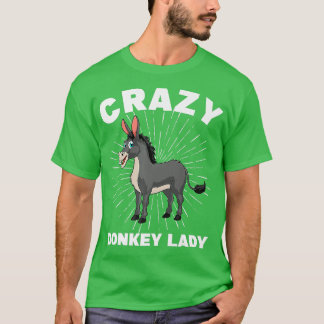 Camiseta Legal Donkey Alojada Para Mulheres Meninas Donkey 