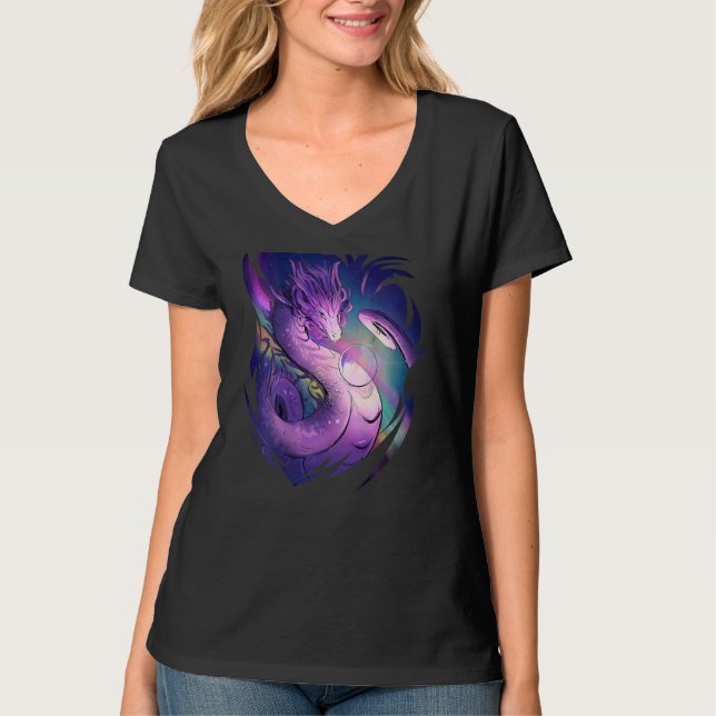 Camiseta Legal Dragão Roxo (Frente)