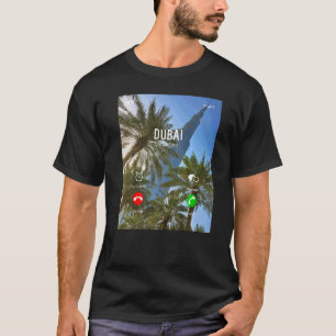 Camiseta Legal Dubai Está Chamando O Nome De Citação De Tel
