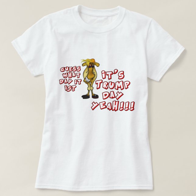 Camiseta Legal e engraçado Camelo HumpDay Parody - É o Dia  (Frente do Design)