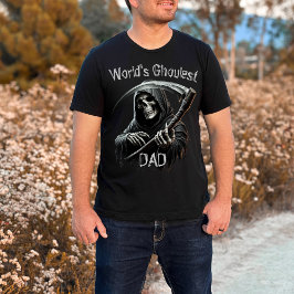Camiseta Legal e engraçado Pai Ghoulest do Mundo da Cobra N