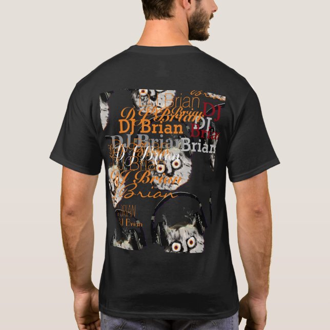 Camiseta legal e na moda DJ (Verso)