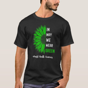 Camiseta Legal Em Maio, Vestimos Saúde Mental Verde De Gira