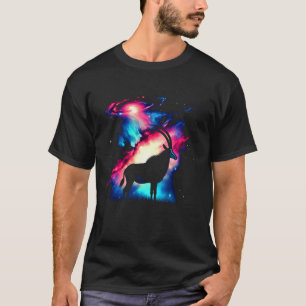 Camiseta Legal Espaço Gráfico do Antílope Cósmico Galáxico
