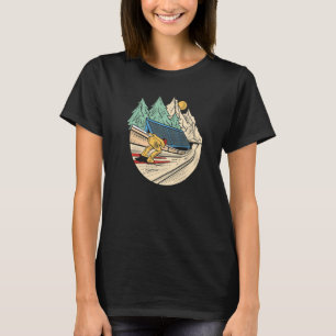 Camiseta Legal Esqui Saltando Esqui Saltando Esqui Voando E
