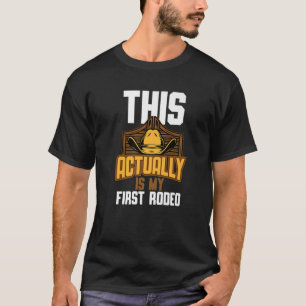 Camiseta Legal Este É Meu Primeiro Rodeio   Cowbo Engraça