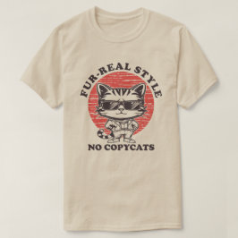 Camiseta Legal estilo de pele real sem cópia