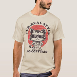 Camiseta Legal estilo de pele real sem cópia