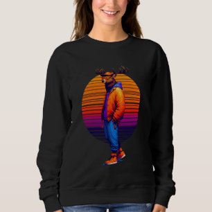 Camiseta Legal Estilo Urbano Moderno Sunset Retro Arte