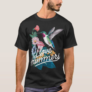 Camiseta Legal Eu Adoro Beija-flores Colibri Beija-flor Vin