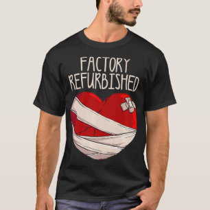 Camiseta Legal Fábrica Refurbada Coração Aberta Engraça