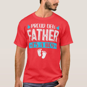 Camiseta Legal família Orgulhosa Novo Pai É um Menino Sexo 