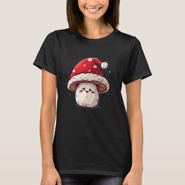 Camiseta Legal fantasia de mushroom na véspera de Natal (Frente)