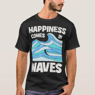Camiseta Legal felicidade Vintage vem no Surf das ondas