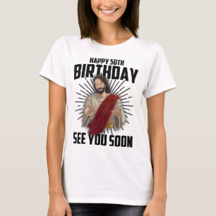 Camiseta Legal Feliz 50º Aniversário Presente Engraçado Jes
