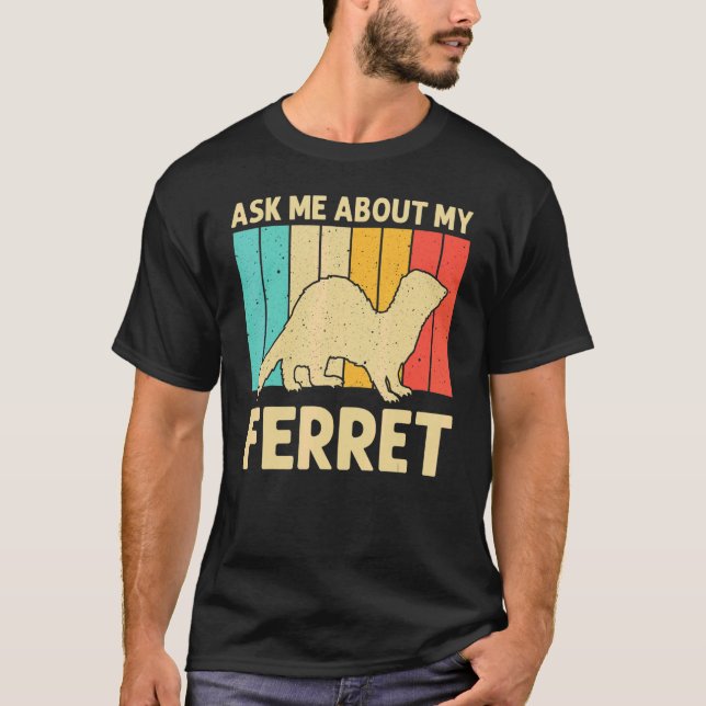 Camiseta Legal Ferret Para Homens (Frente)