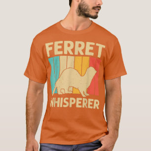 Camiseta Legal Ferret Para Homens Mulheres Amante de os ani