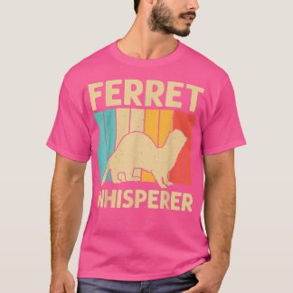 Camiseta Legal Ferret Para Homens Mulheres Amante de os ani