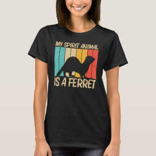 Camiseta Legal Ferret Para Homens Mulheres Ferret Pet Anima