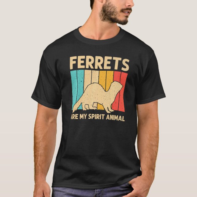 Camiseta Legal Ferret Para Homens Proprietárias De Ferretes (Frente)