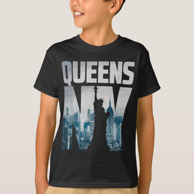 Camiseta Legal Filas - Teto Gráfico, Queens Nova Iorque (Frente)