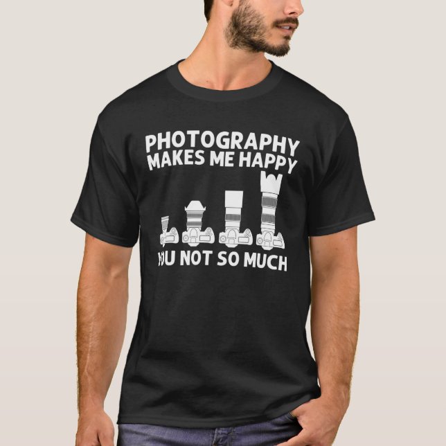Camiseta Legal Fotografia Arte para Homens Mulheres Fotógra (Frente)