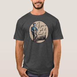 Camiseta Legal Frankenstein, se você o tem, assombra-o