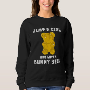 Camiseta Legal Fruta Gummies Candy Apenas Uma Menina Que Am