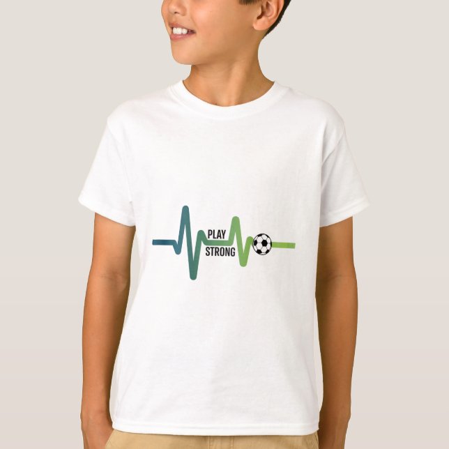 Camiseta Legal Futebol Vida Coração  (Frente)