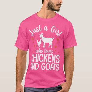 Camiseta Legal Galinha Cabra Rapariga Pigmy Goat Lover