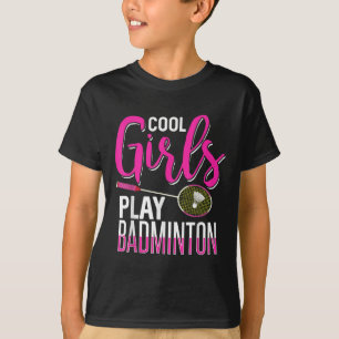 Camiseta Legal garotas jogam Badminton