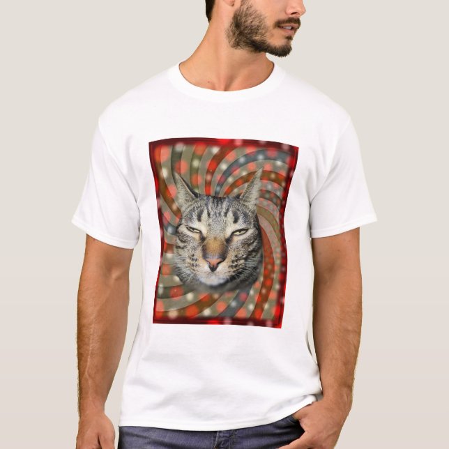 Camiseta Legal Gato - VOCÊ CAPTURA O Seu Presente! (Frente)