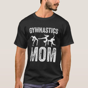 Camiseta Legal ginástica Mãe Cita Mãe Mulheres Gymnast D