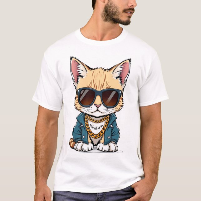 Camiseta Legal, giro, rabo de gatinho (Frente)