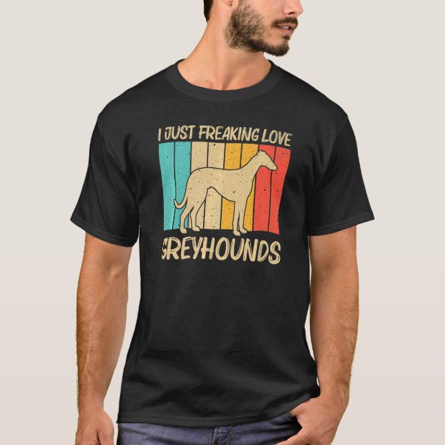 Camiseta Legal Greyhound Para Homens Mulheres À Noite Pet D (Frente)